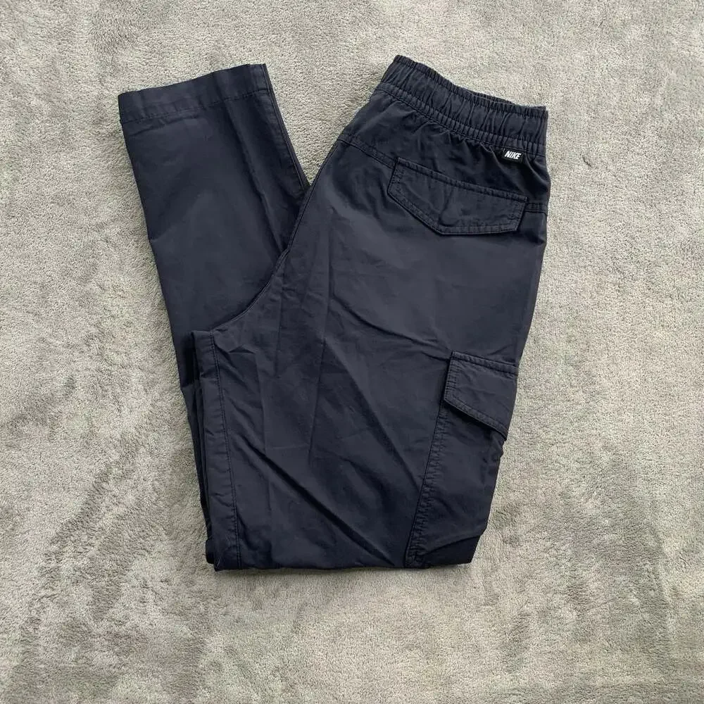 Nike Utility Cargo Joggers Pants Mens Medium Black Outdoor Gorpcore DD5207-010